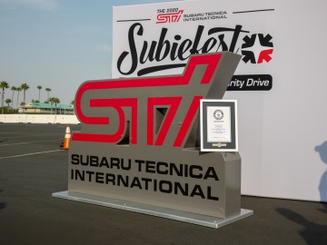 Zlot Subaru z rekordem Guinnessa